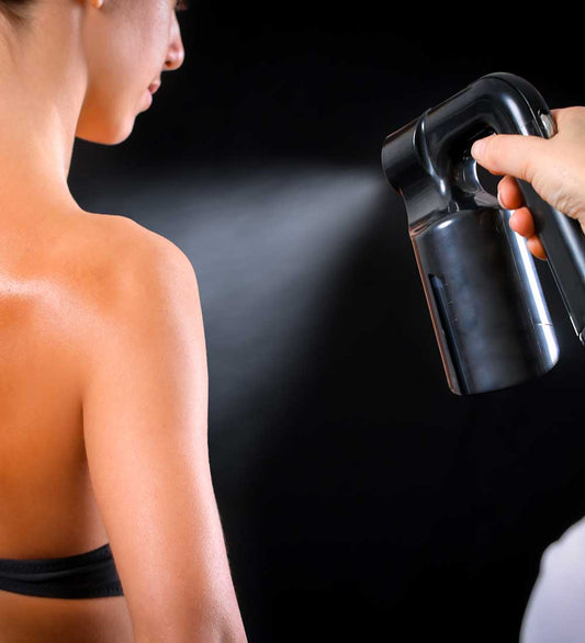 Cours de bronzage en spray